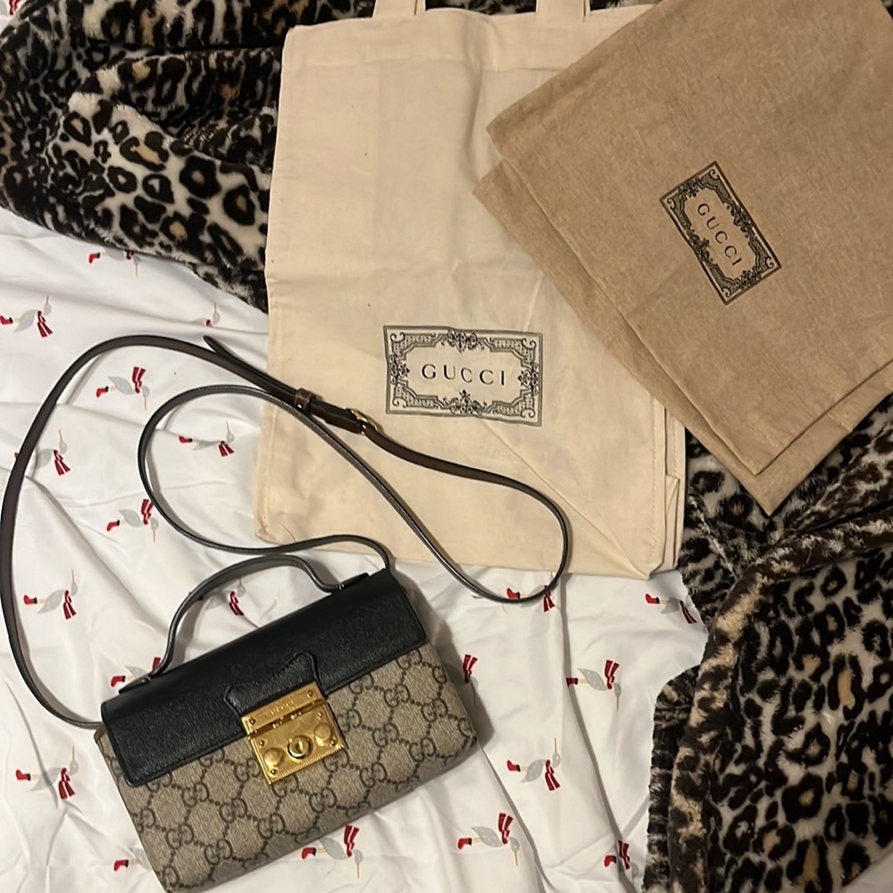 Gucci padlock mini bag